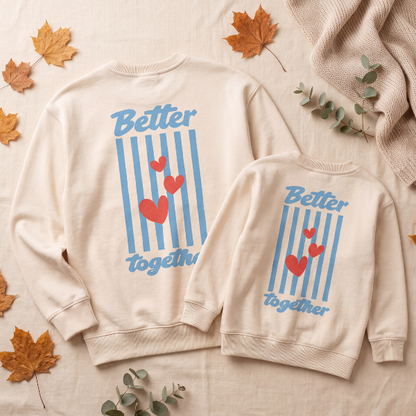 Better Together Blau - Pullover Set