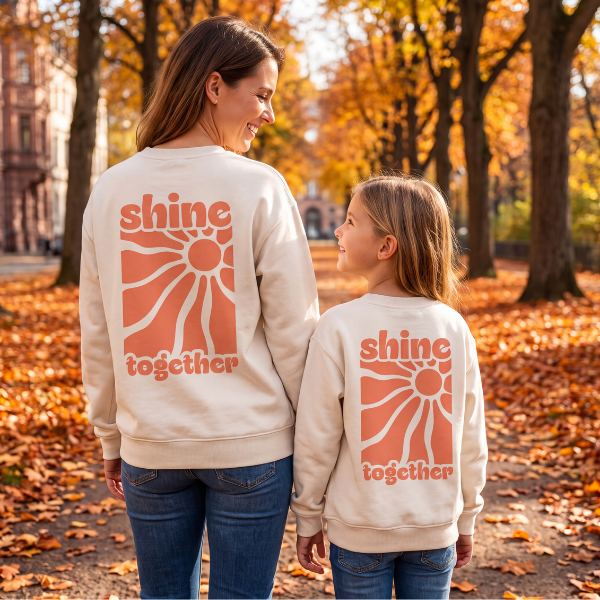 Shine Together Pumpkin - Pullover Set