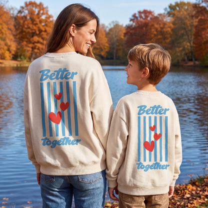 Better Together Blau - Pullover Set