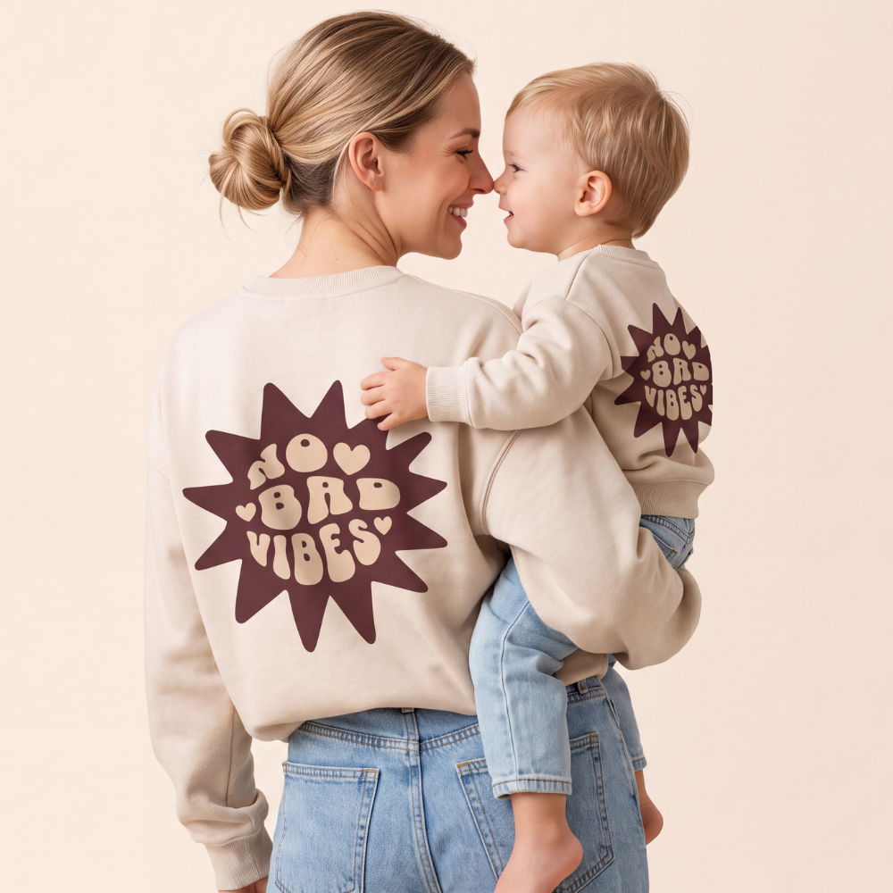 No Bad Vibes - Pullover Set