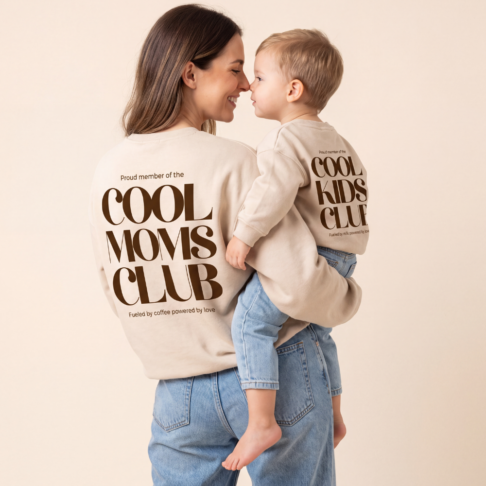 Cool Moms Club & Cool Kids Club - Pullover Set