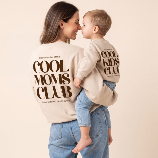 Cool Moms Club & Cool Kids Club - Pullover Set