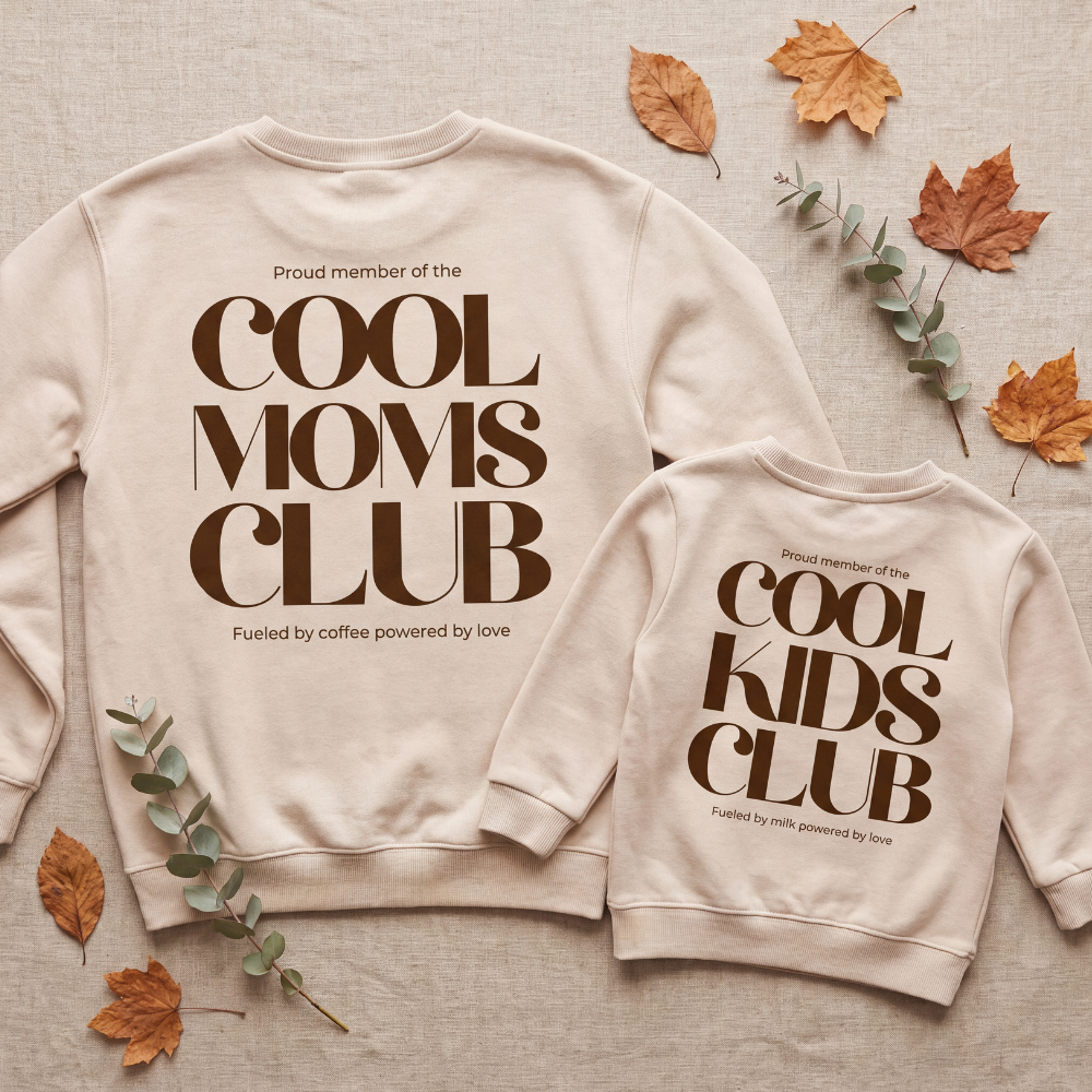 Cool Moms Club & Cool Kids Club - Pullover Set