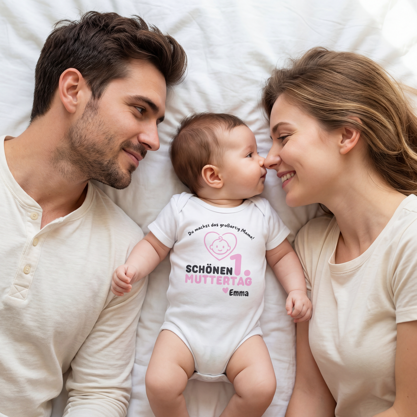 1. Muttertag Body mit Namen personalisiert